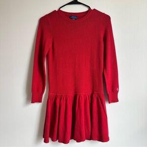 Polo by Ralph Lauren Red Casual Kids Dress Size M 8-10
